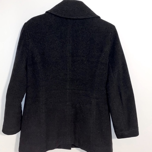 LONDON FOG Charcoal Grey Wool Peacoat - Picture 3 of 13